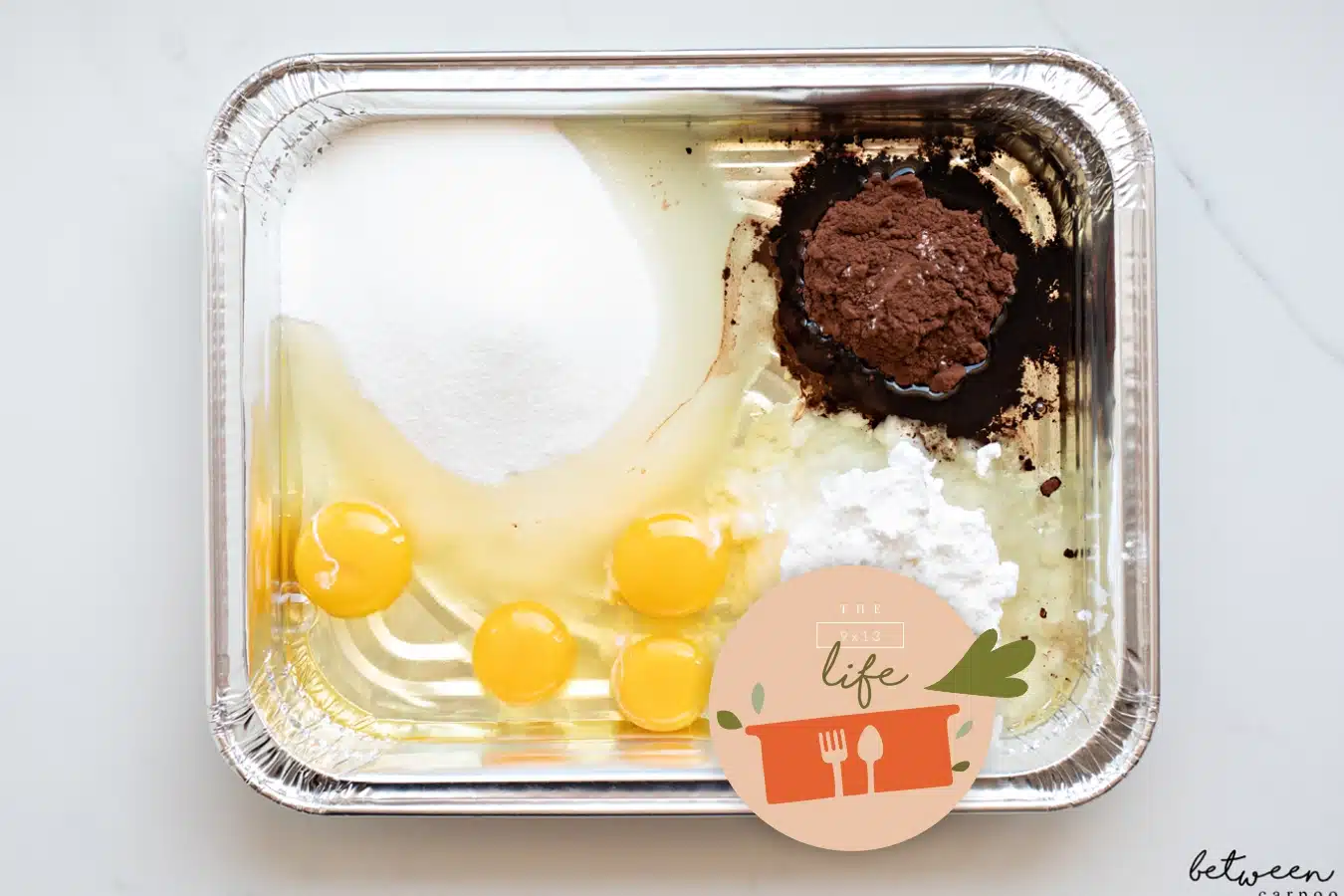 The 9x13 Life Easy MixinthePan Pesach Brownies Between Carpools