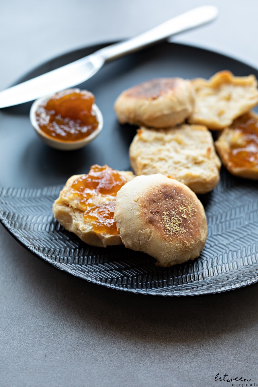 Do You Love English Muffins, Split Open and Toasted with Melted Butter? Then Click Here. Make your own English muffins...then sit down to enjoy ‘em while they’re hot.