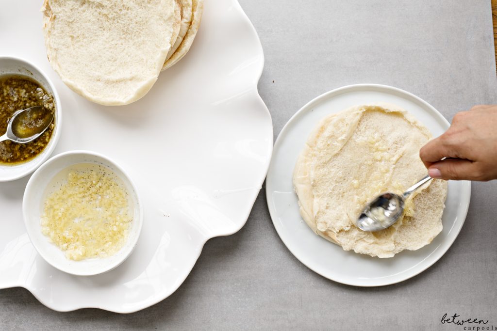 Why You Need Toasted Garlic Pitas at Your BBQ. It’s the BBQ additions that make all the difference. And these garlicky pitas will be one of your best additions ever.