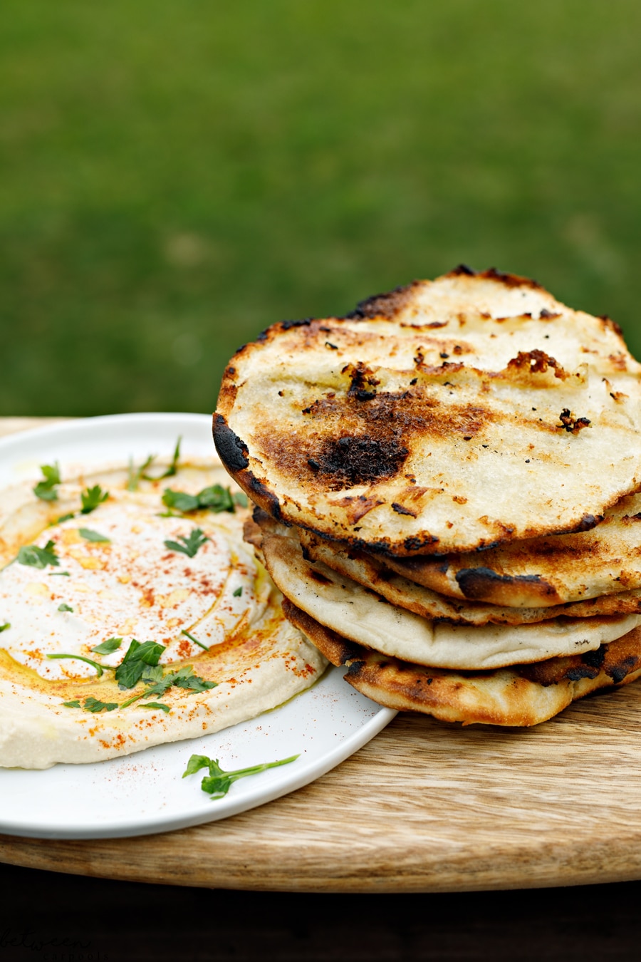 Why You Need Toasted Garlic Pitas at Your BBQ. It’s the BBQ additions that make all the difference. And these garlicky pitas will be one of your best additions ever.