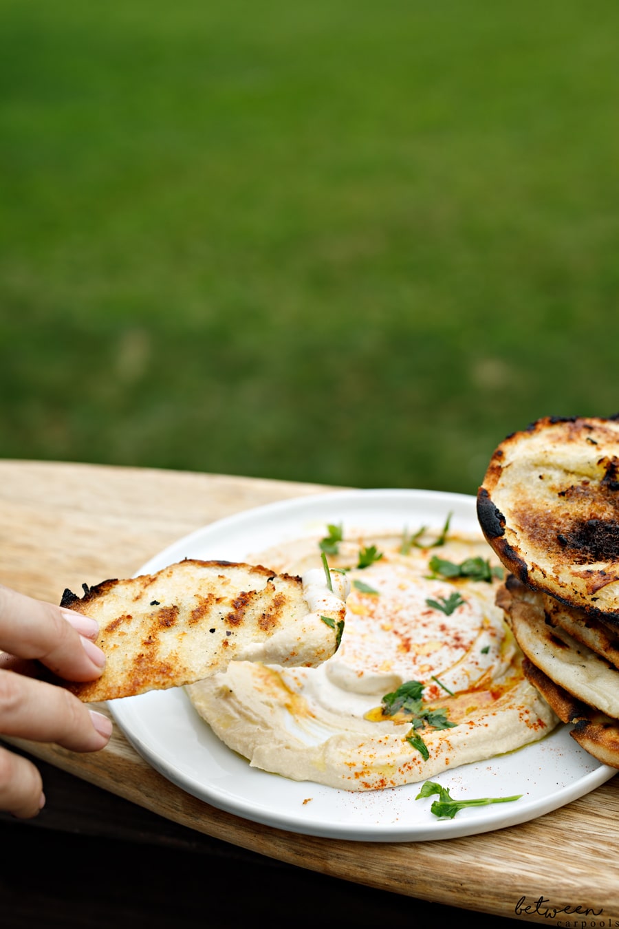 Why You Need Toasted Garlic Pitas at Your BBQ. It’s the BBQ additions that make all the difference. And these garlicky pitas will be one of your best additions ever.