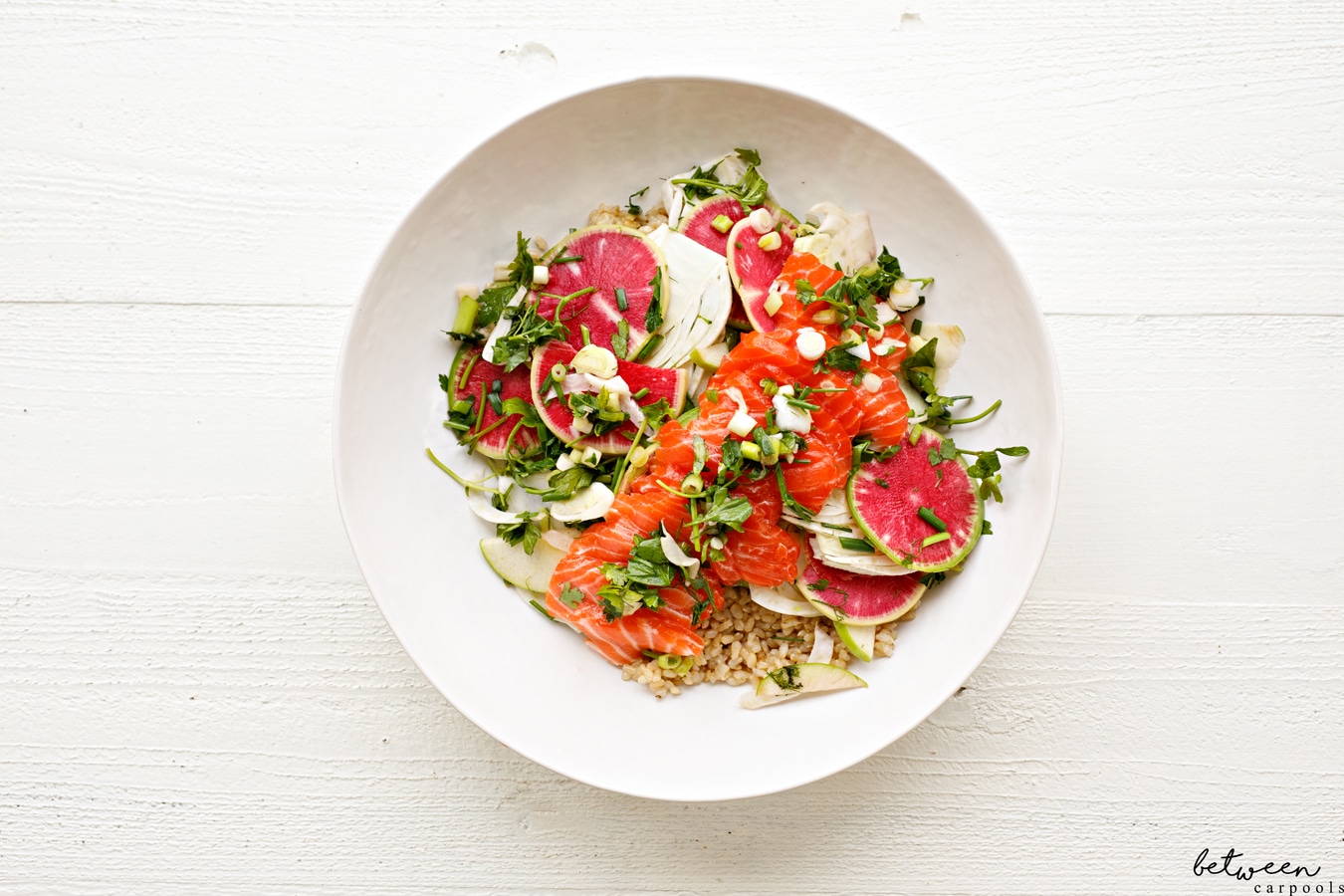 How to Prepare the Most Gorgeous Ever Salmon Crudo Salad