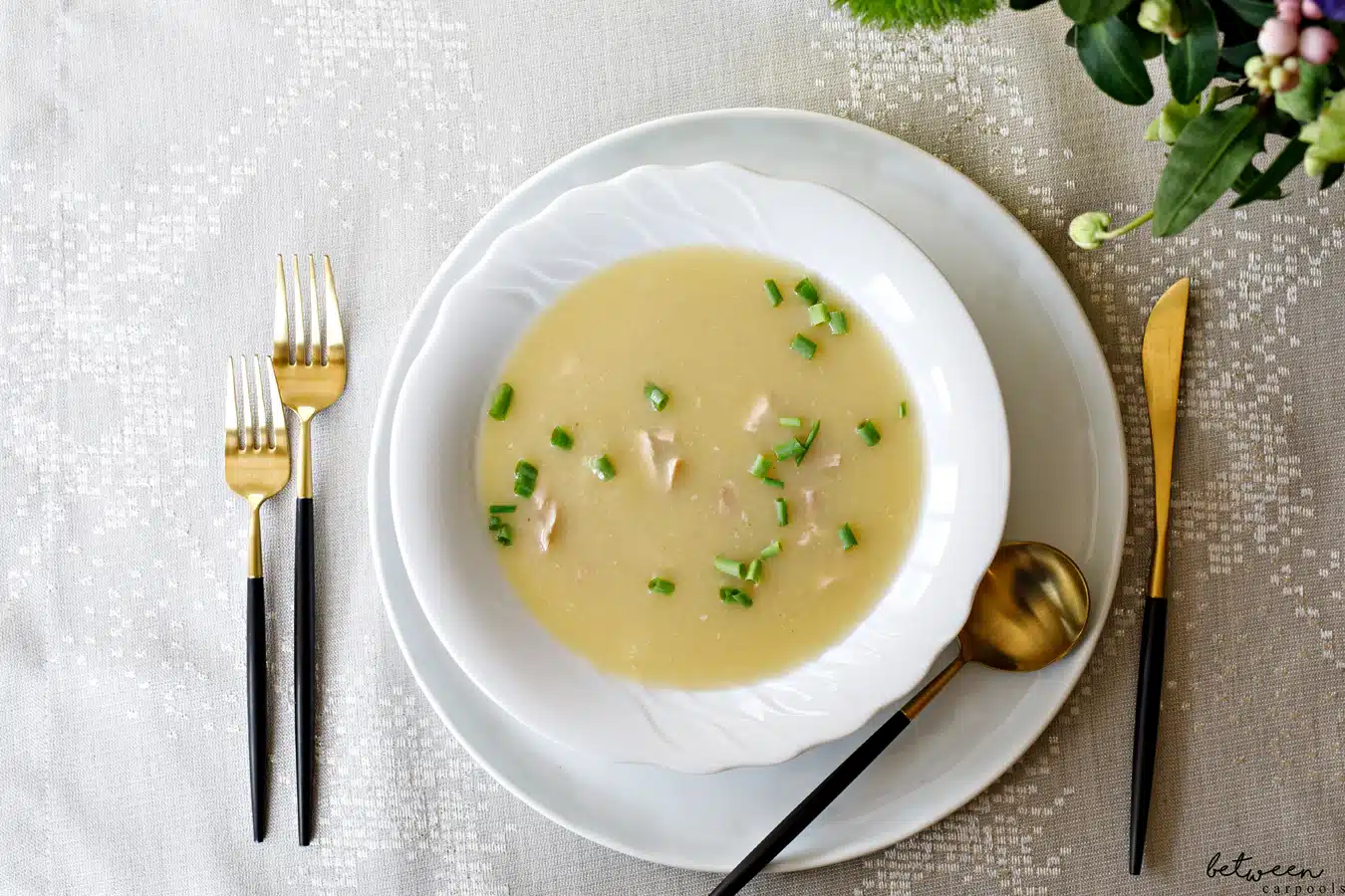 Haven’t you always wanted a recipe for a good cream of chicken soup? No need to wait any longer...this is the soup everyone in the family just loves.