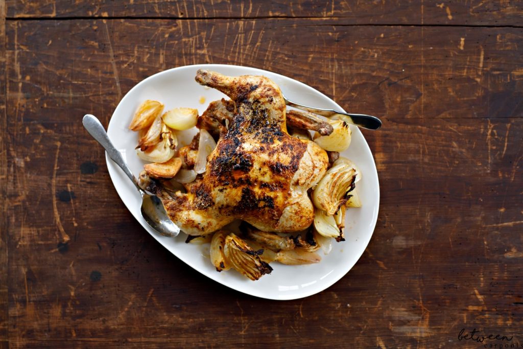 Chicken-On-The-Bone That Everyone Eats: 9x13 Life - Between Carpools