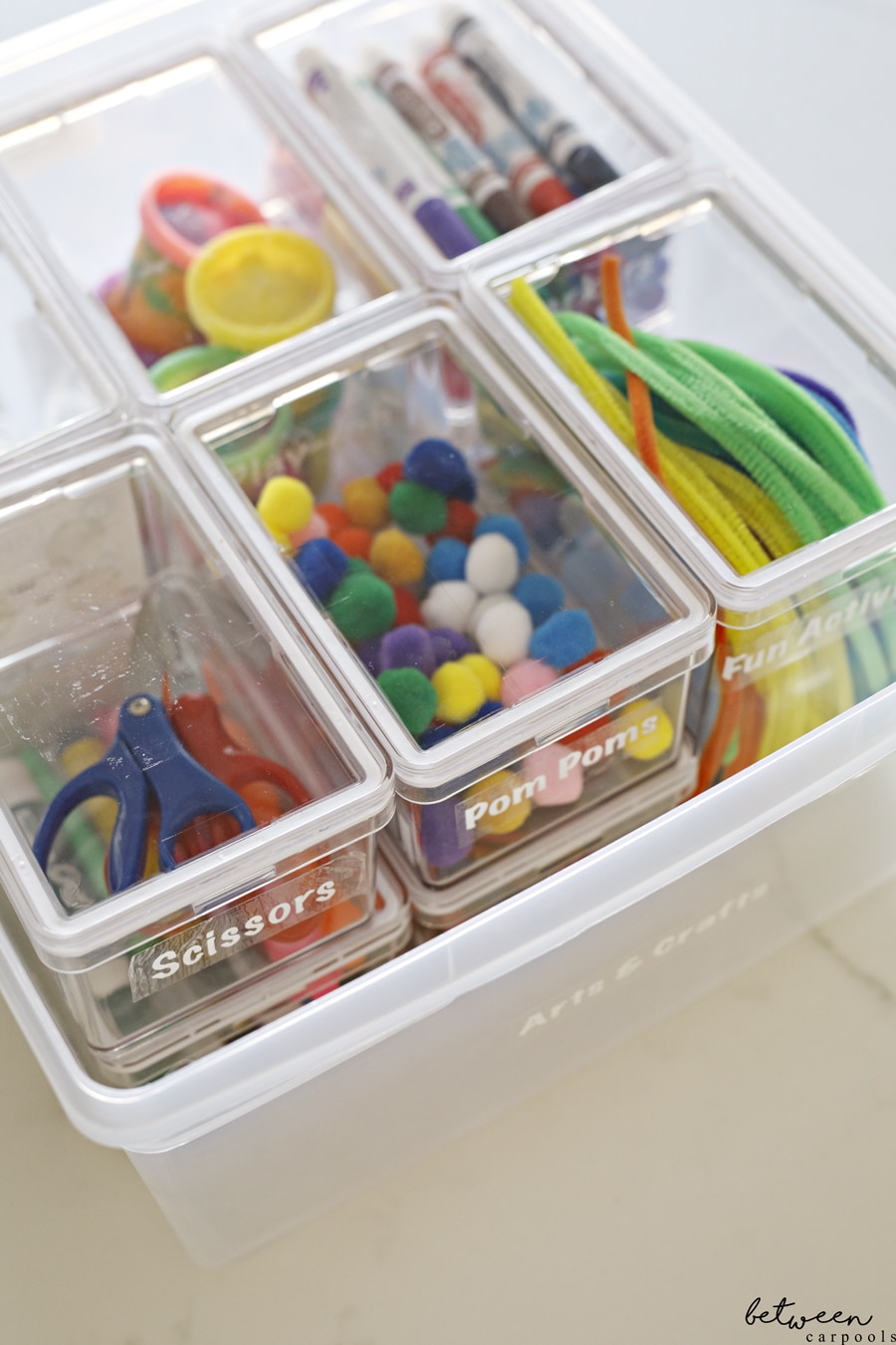 Snap & Scrap: Kids Craft Idea: Upcycled Toy Storage Containers