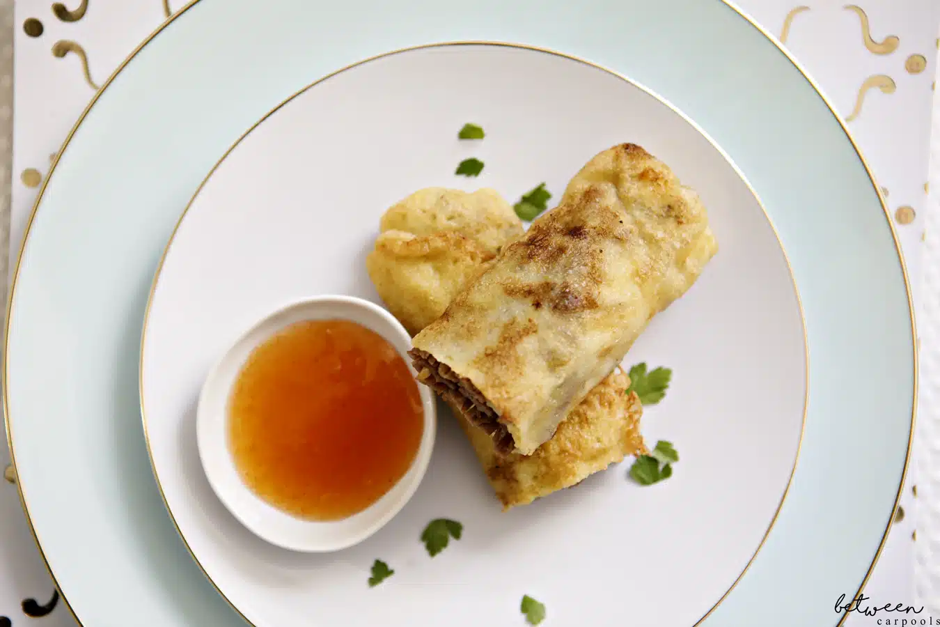 Pulled Beef Eggrolls Are Our Favorite Appetizer This Year Between