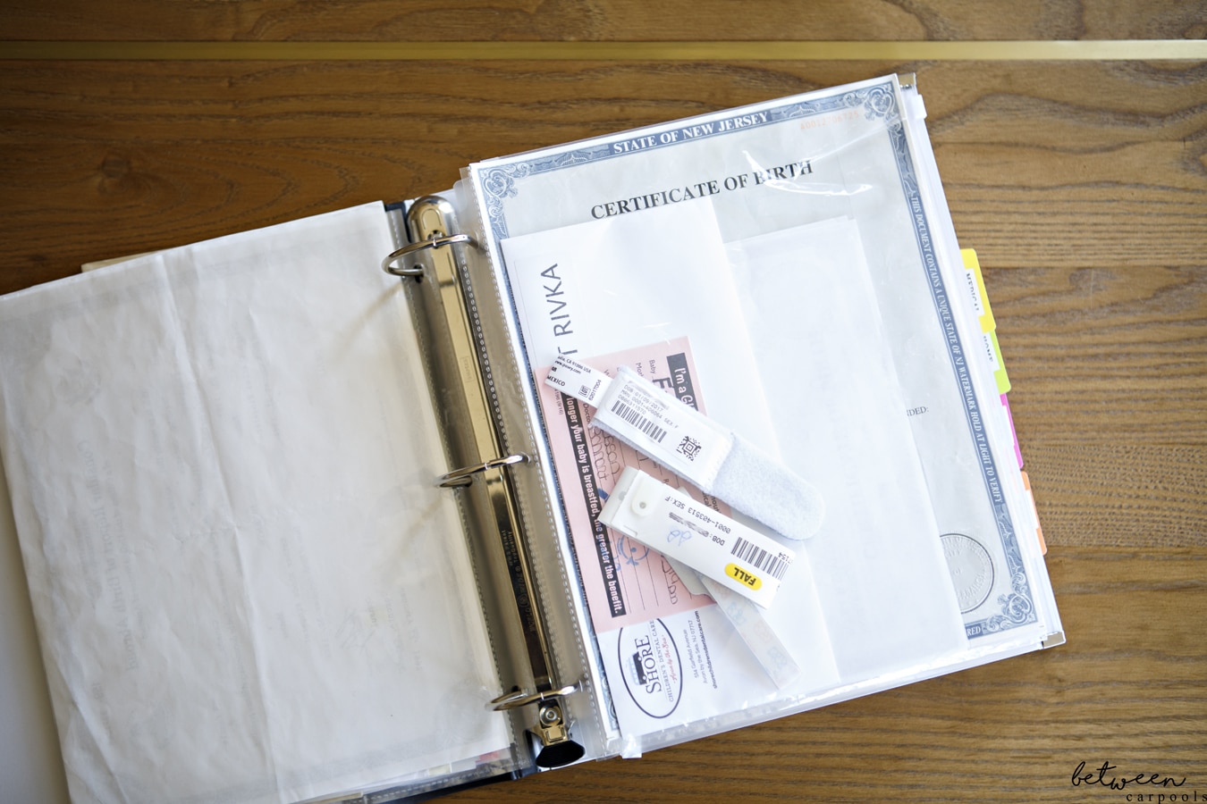 The Easiest Way To Organize All Those Papers - Between Carpools