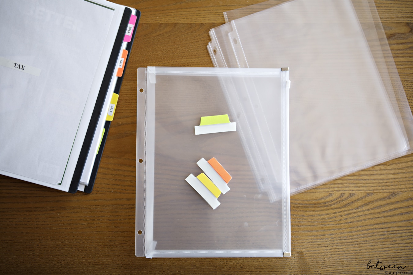 The Easiest Way To Organize All Those Papers - Between Carpools