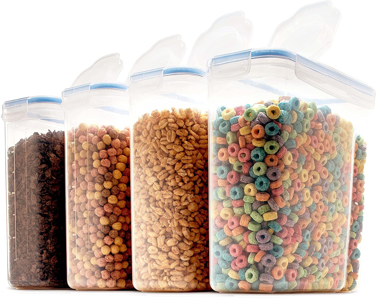 I found that cereal storage containers work perfectly to store PLA