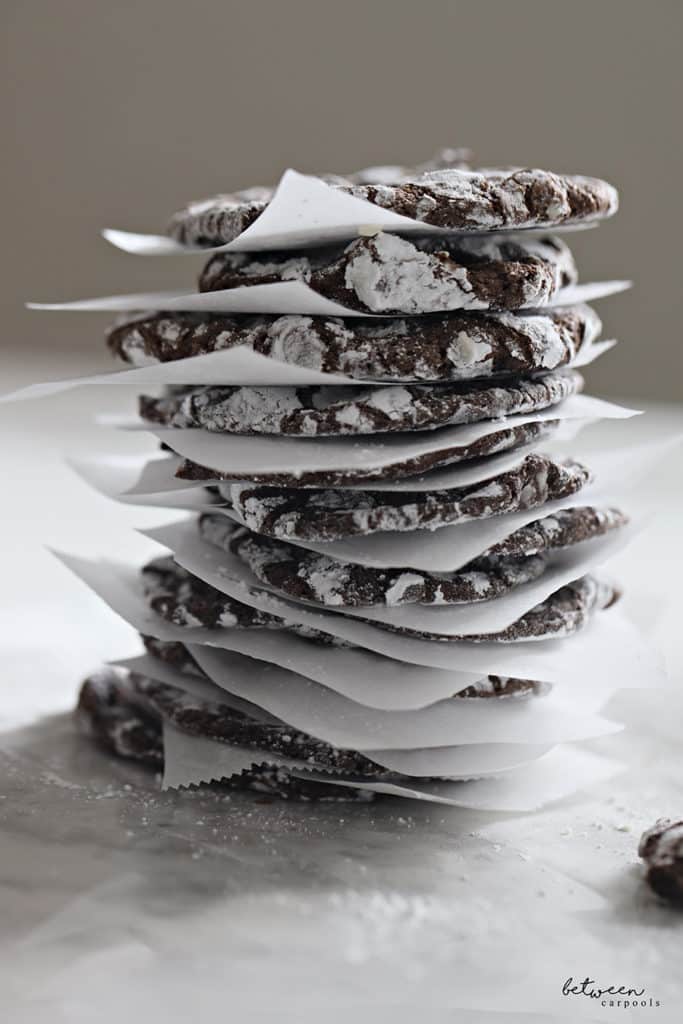Make Amazing Crinkle Cookies for Pesach (No Nuts!) Between Carpools