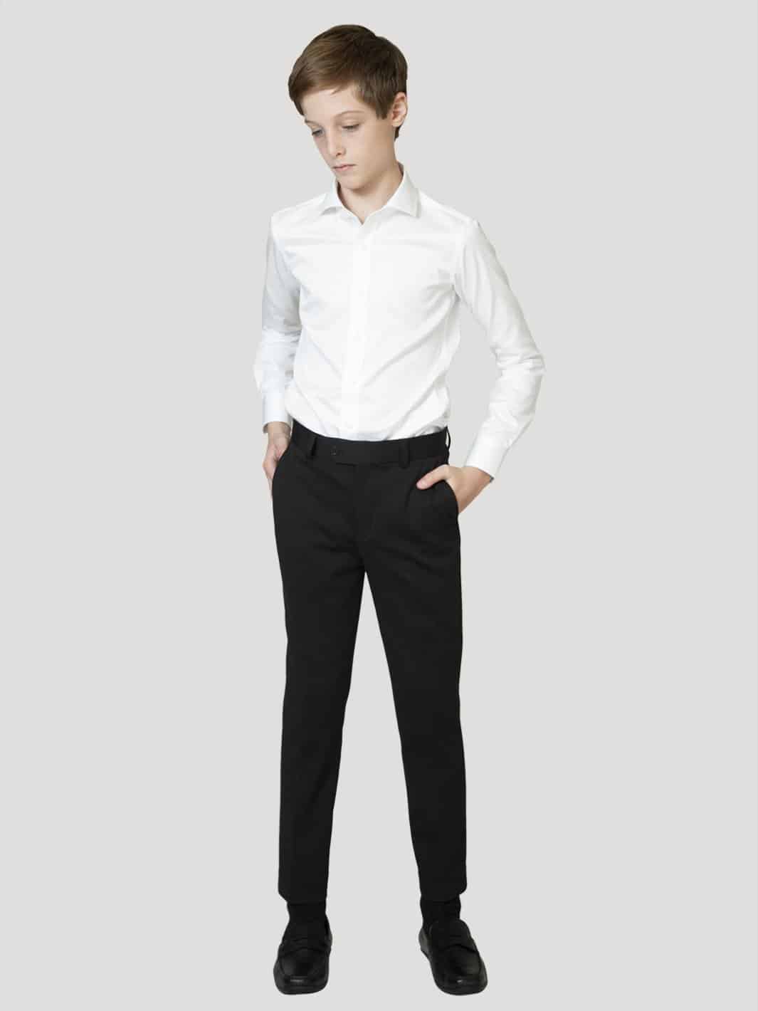 Antony Morato Boys Black Solid Skinny Fit Trouser | ICONIC INDIA – Iconic  India