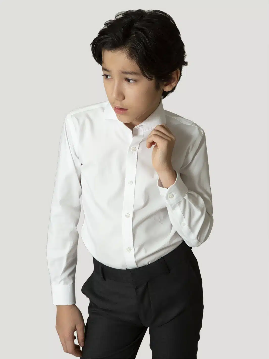 Non Iron Formal White Solid Shirt - Verito