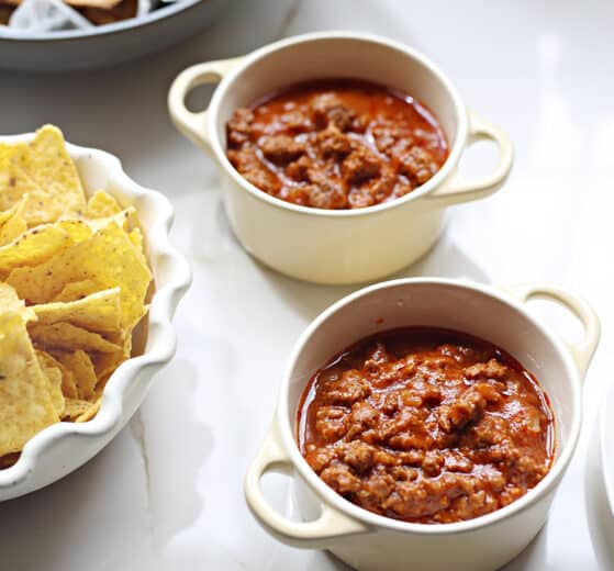 No Bean Beef Chili
