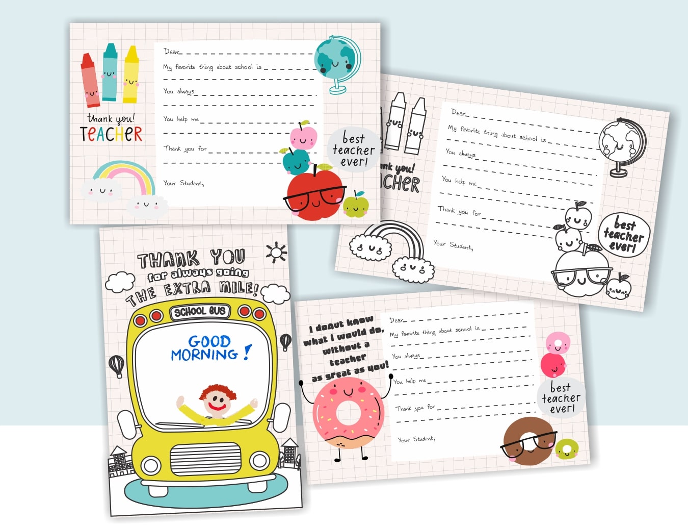 Bus Driver Thank You Gift Card [INSTANT DOWNLOAD] - My Store