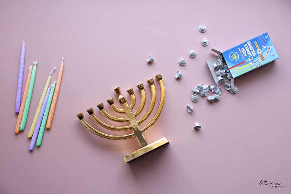 Keep Your Mini Menorahs Wax Free with These Adorable Mini Candle