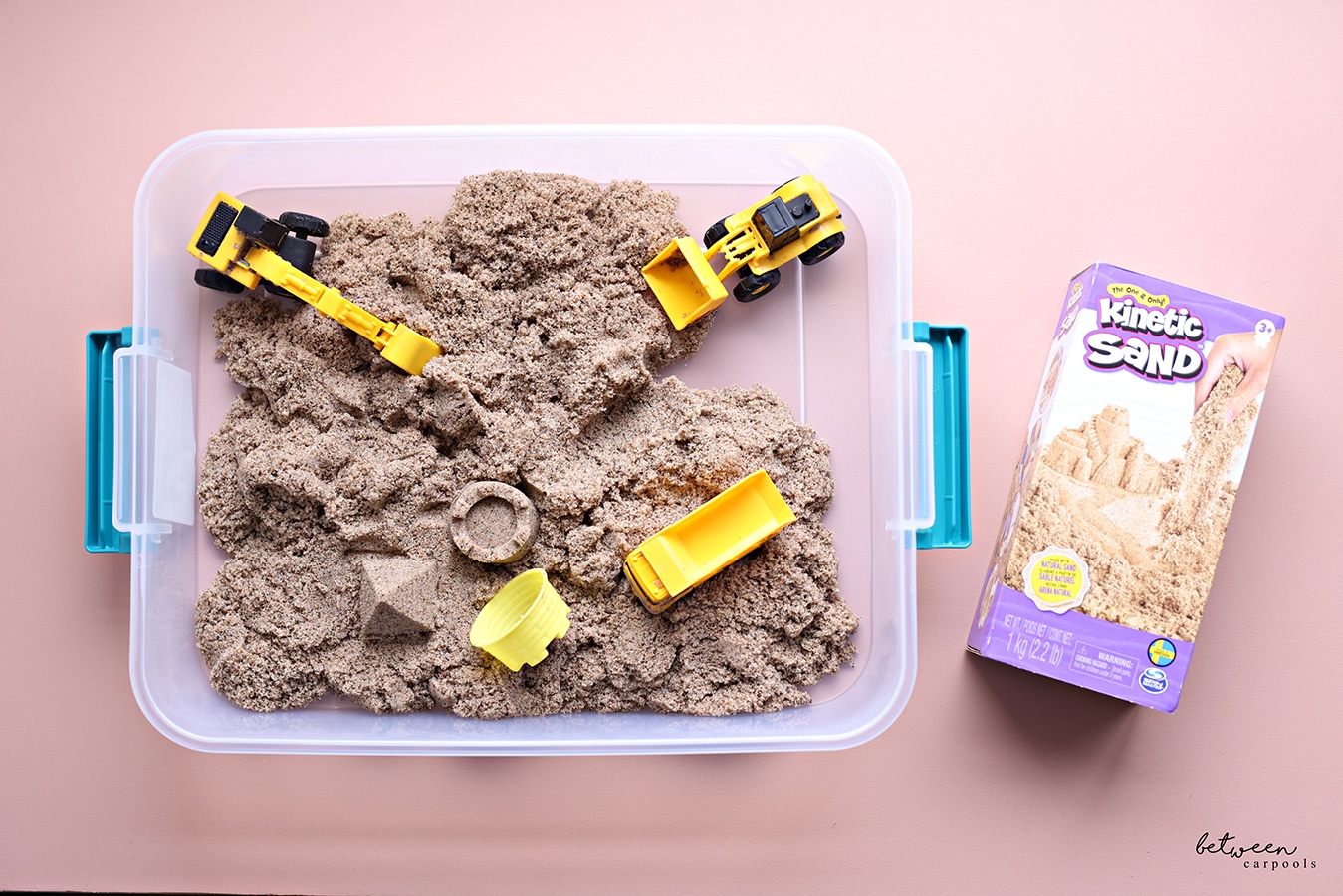 Kinetic Sand Box -Salmon