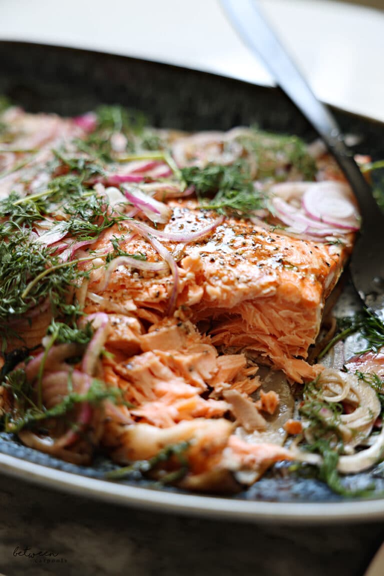Balsamic Dill Salmon Between Carpools