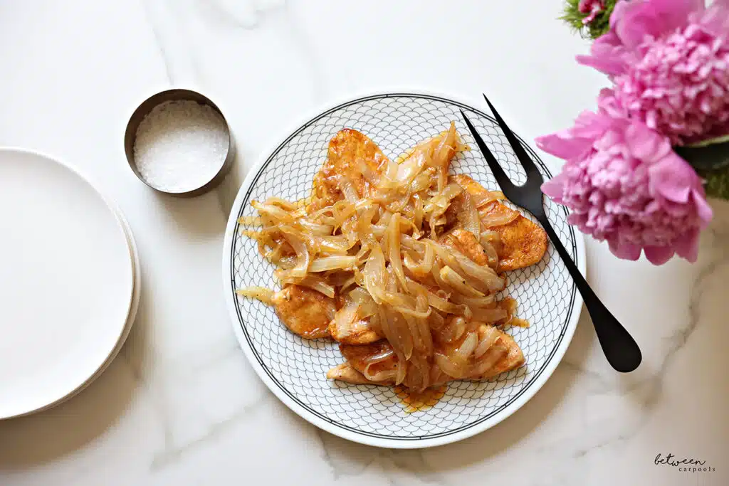 Caramelized Onion Chicken Between Carpools
