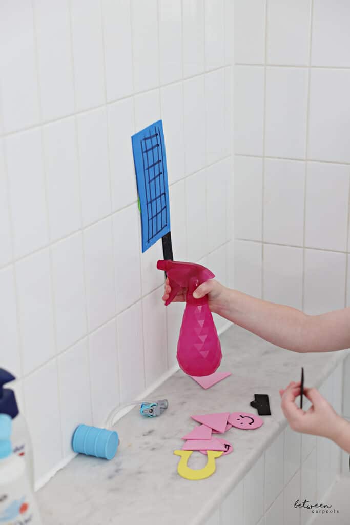 Fun Bath Time Activity: Foam Shapes - Between Carpools