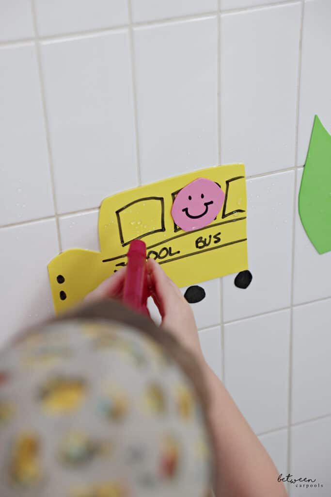 Fun Bath Time Activity: Foam Shapes - Between Carpools