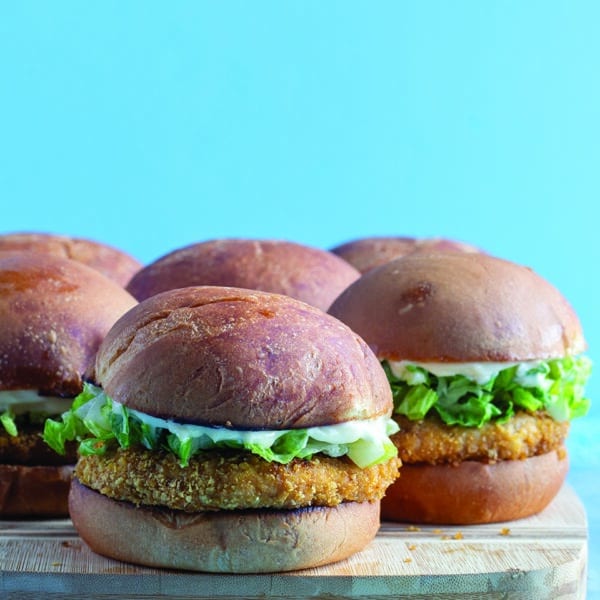Marble Spoon's HealthyIsh Crispy Chicken Sandwiches Between Carpools