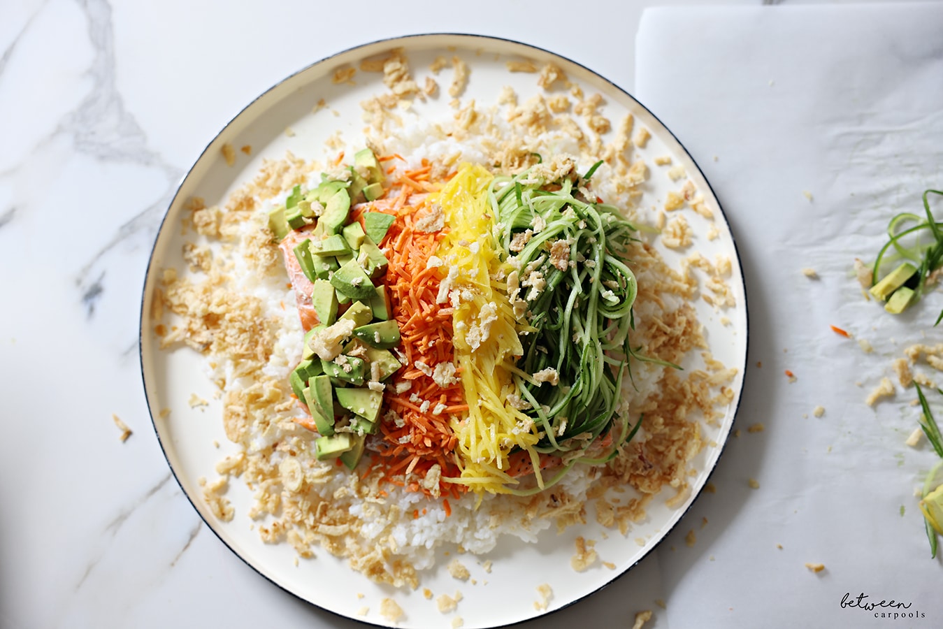 sprinkle with crispy onion