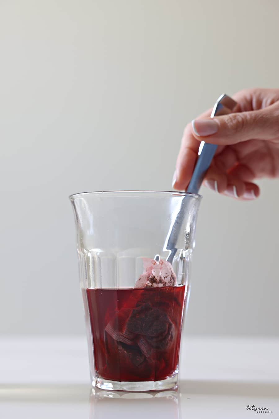 tea concentrate in a glass