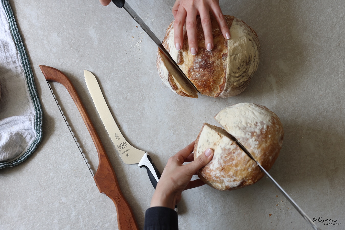 #2 Pick: Mercer White Culinary Offset Bread Knife