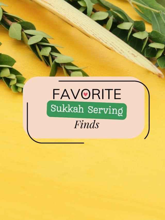 Sukkah Serving Finds