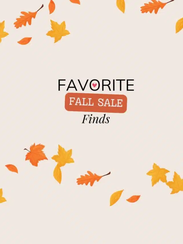 FALL SALE Finds