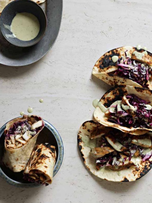 Charred Chicken Wraps