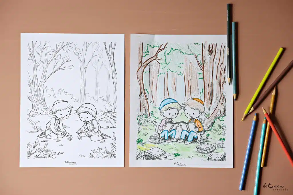 Chanukah Coloring Pages