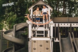 They’ll Live Outdoors All Summer with Swing It!