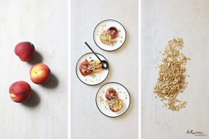 Grilled Peaches with Bourbon Glaze