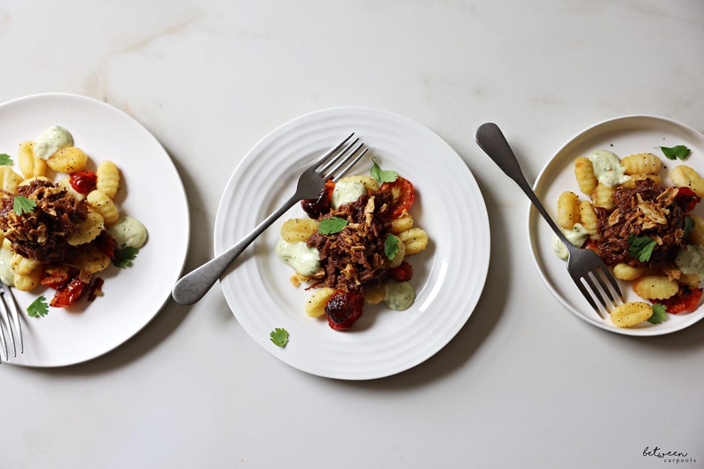 Gnocchi with Shredded Beef