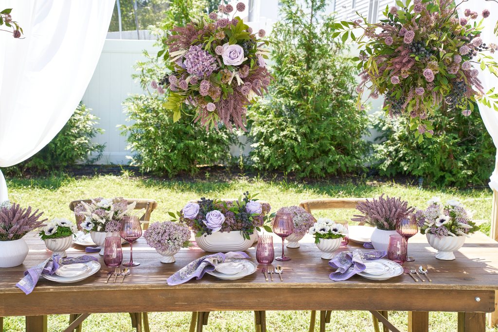 See the New, Breathtaking Sukkah Floral Chandeliers from Aura Home