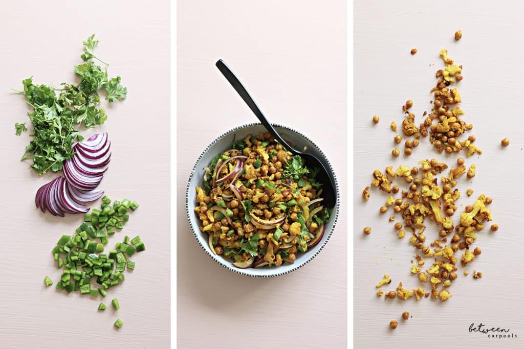 Cauliflower and Parsley Salad with Crunchy Chickpeas