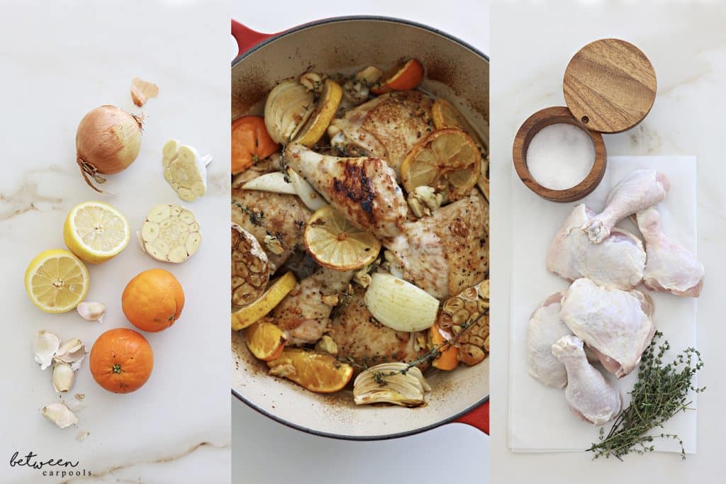 Citrus Roasted Chicken with Balsamic Glaze